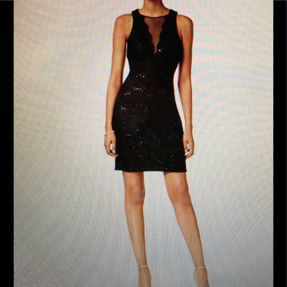 nightway sequined lace cocktail dress